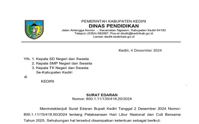 Libur Nasional dan Cuti Bersama 2025